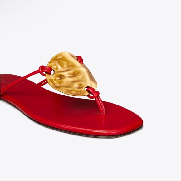 Tory Burch Women's Patos Leather Sandals - Picture 3 of 7